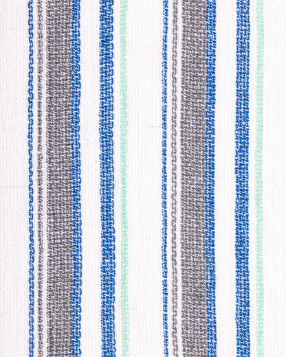 Textured Striped Shirt White/Blue