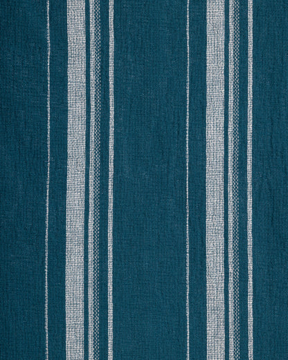 Textured Striped Shirt Teal