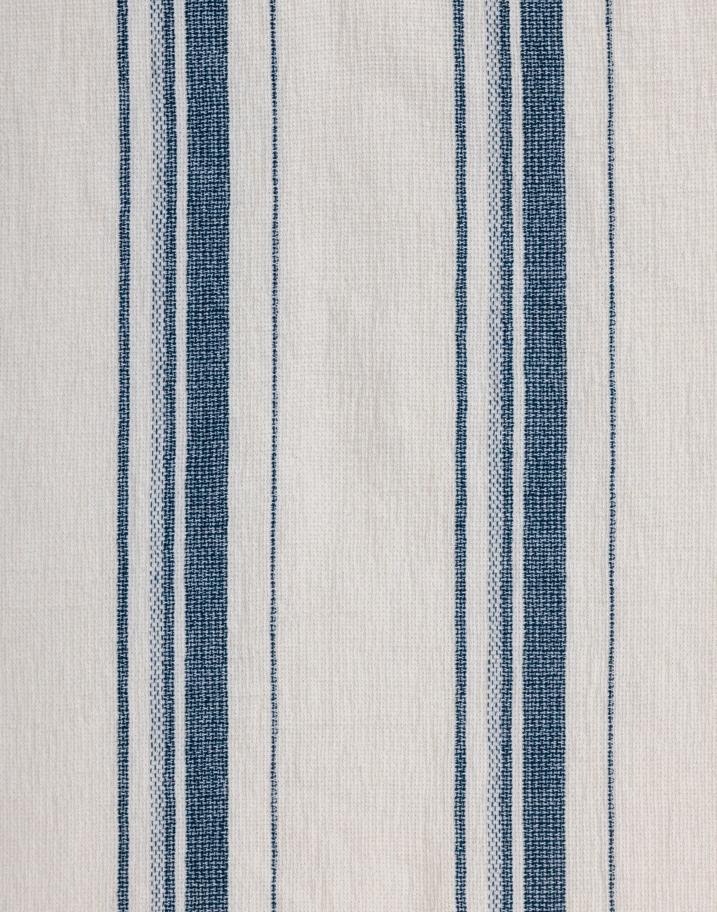 Textured Striped Shirt Off White