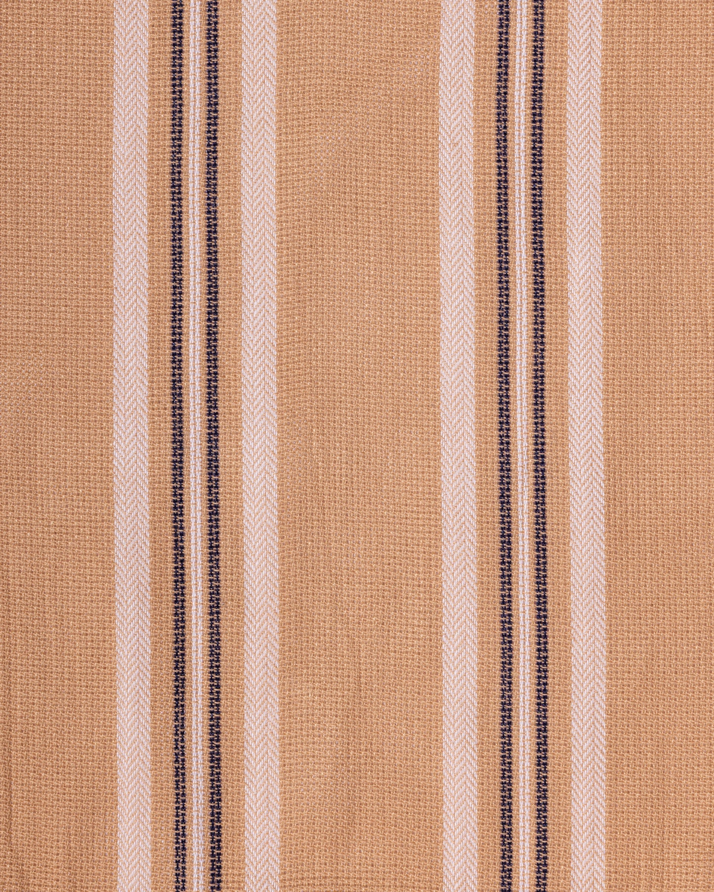 Textured Striped Shirt Tan