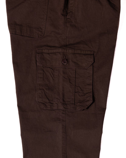 Brown Relaxed Cargo Pants