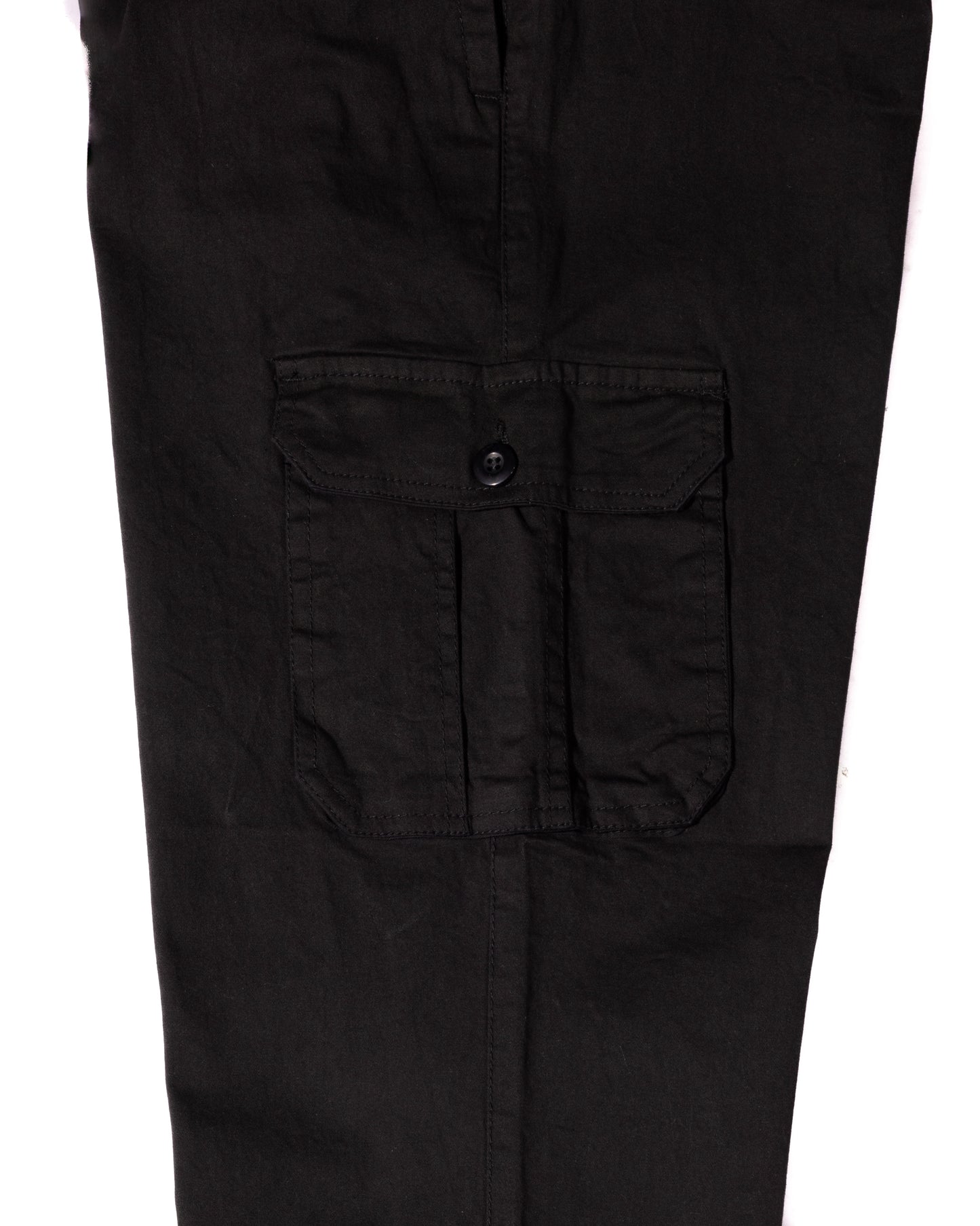 Black Relaxed Cargo Pants