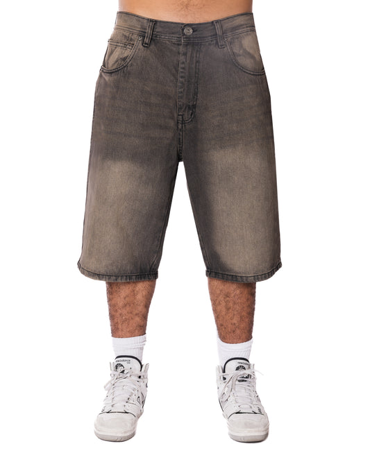 Mud Washed Black Loose Jorts