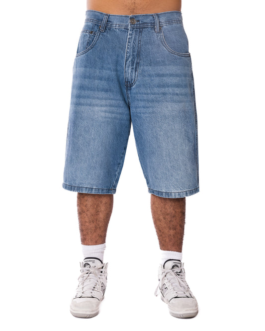 Medium Washed Blue Loose Jorts