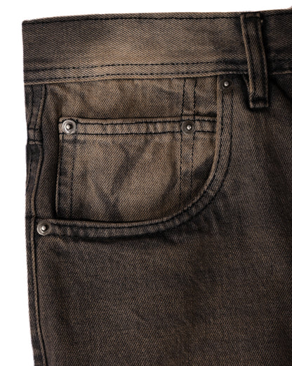 Mud Washed Black Loose Jorts