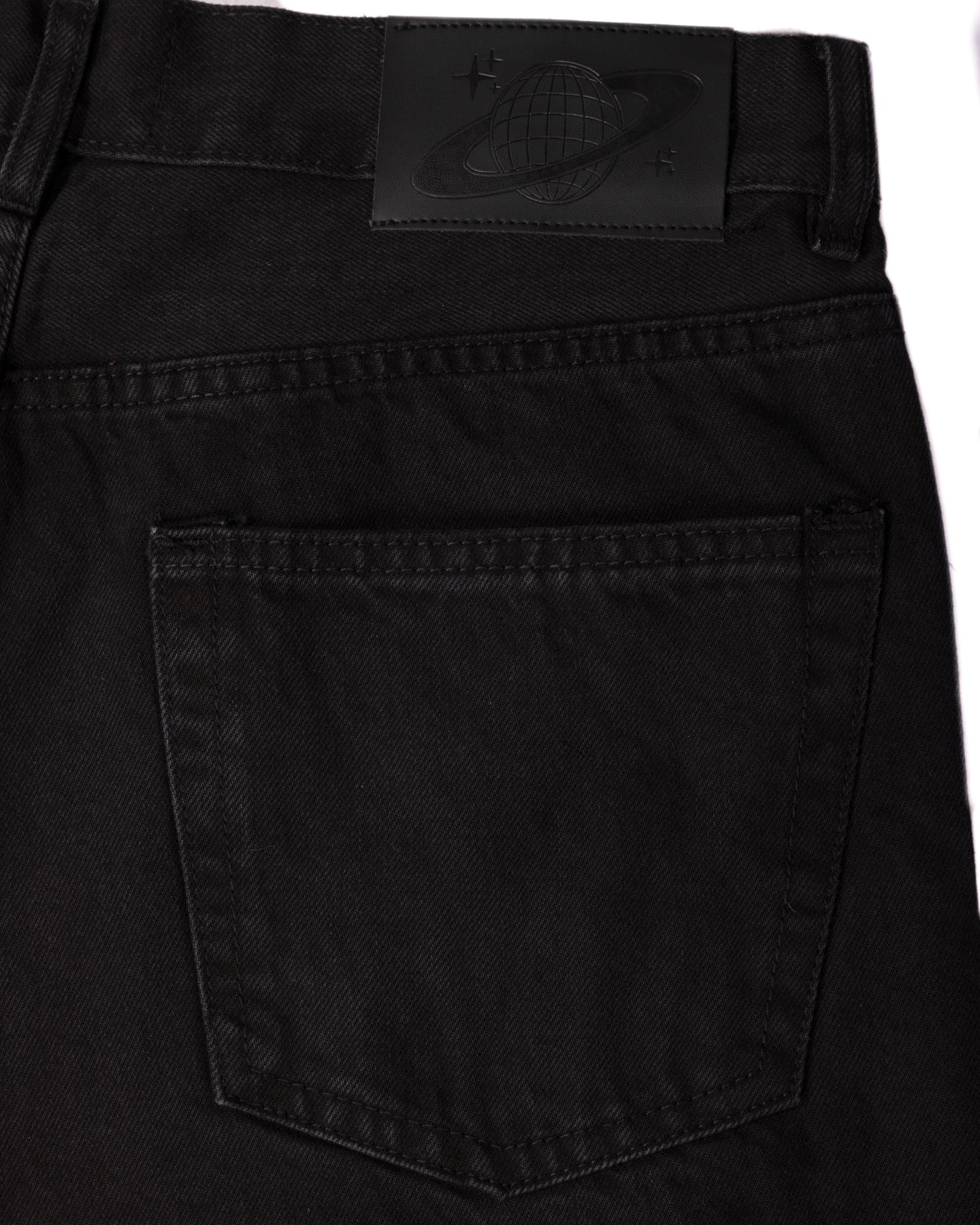 Midnight Black Loose Jeans