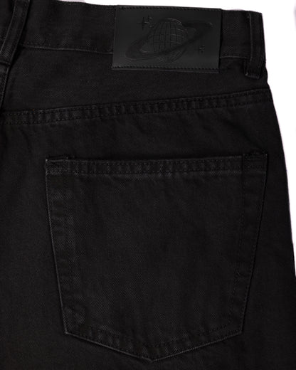 Midnight Black Loose Jeans