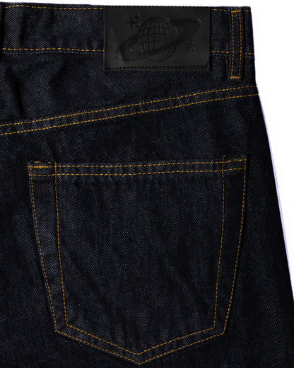 Raw Denim Loose Jeans