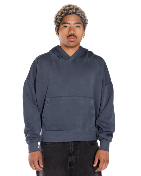 Cobalt Crop Hoodie