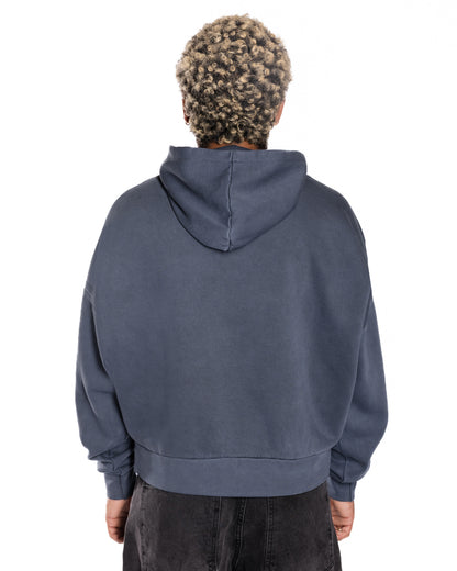 Cobalt Crop Hoodie