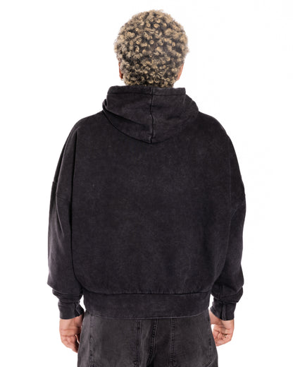 Obsidian Dust Crop Hoodie