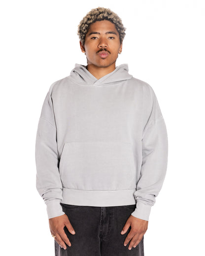 Silver Frost Crop Hoodie