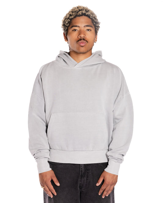 Silver Frost Crop Hoodie