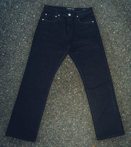 Straight Leg Denim Jeans