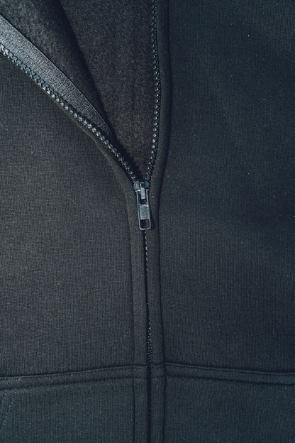 Zipper Fleece Hoodie