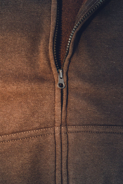 Zipper Fleece Hoodie