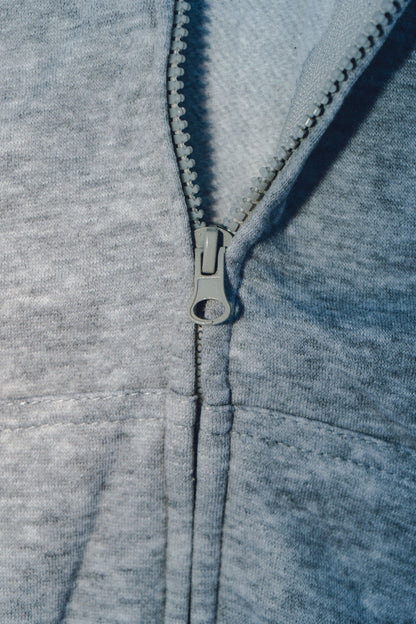 Zipper Fleece Hoodie