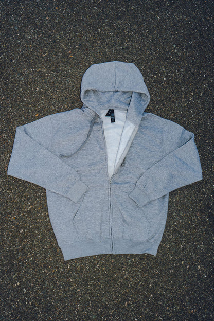 Zipper Fleece Hoodie