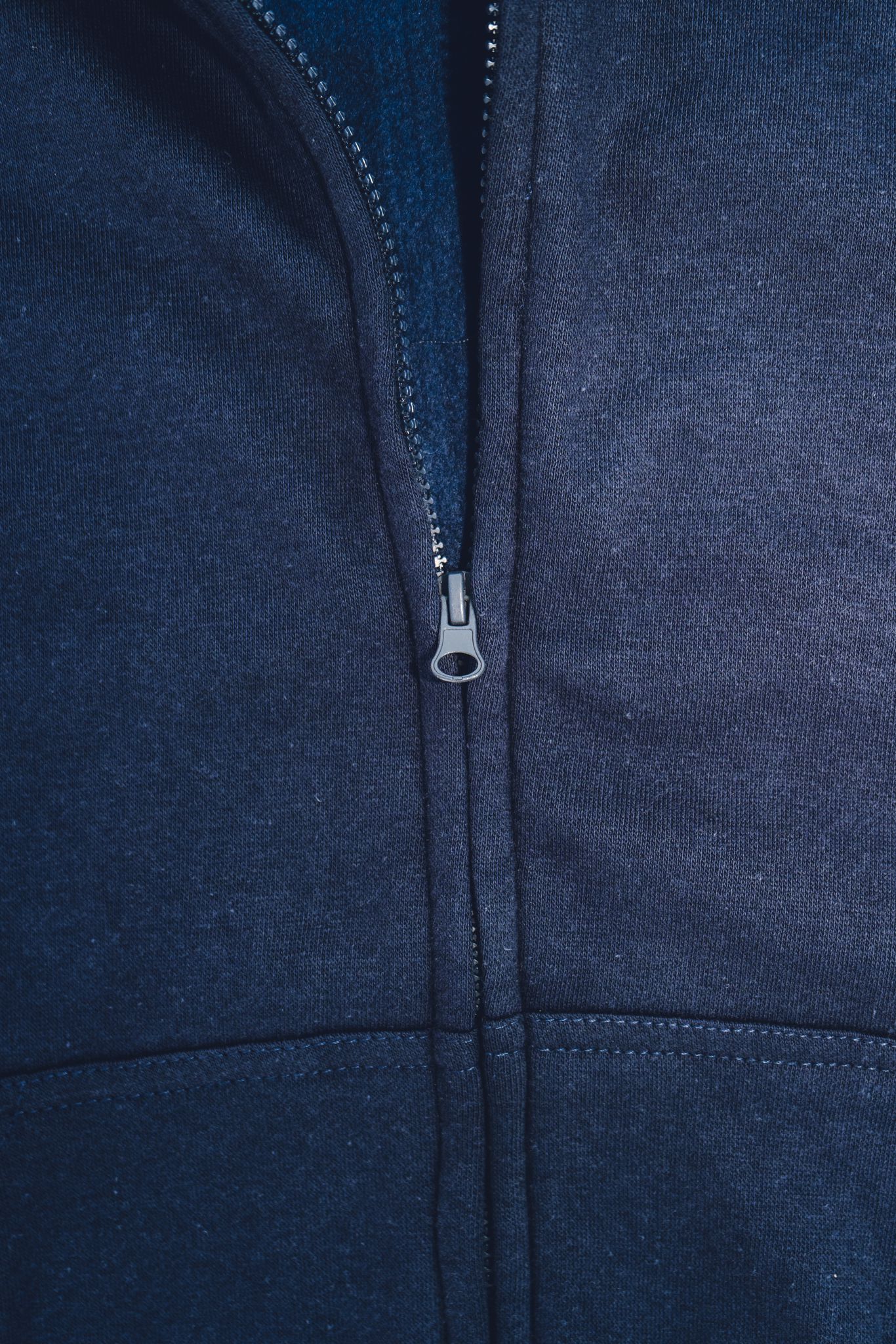 Zipper Fleece Hoodie