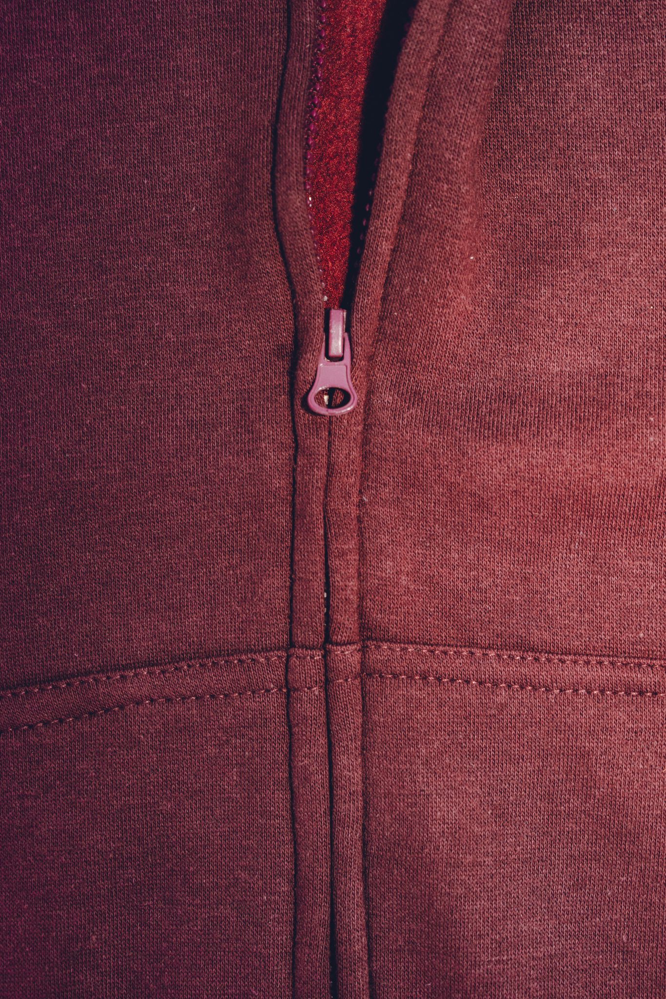 Zipper Fleece Hoodie