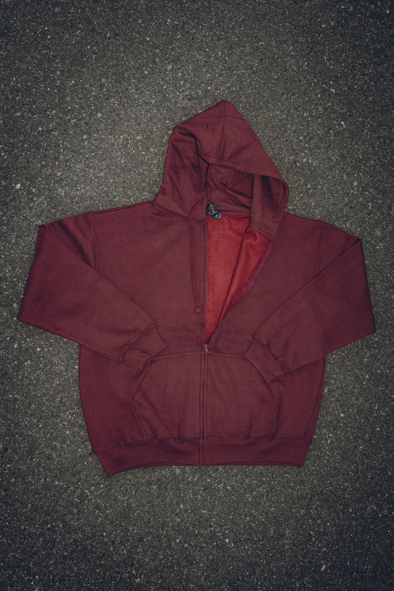 Zipper Fleece Hoodie