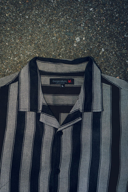 Textured Striped Shirt