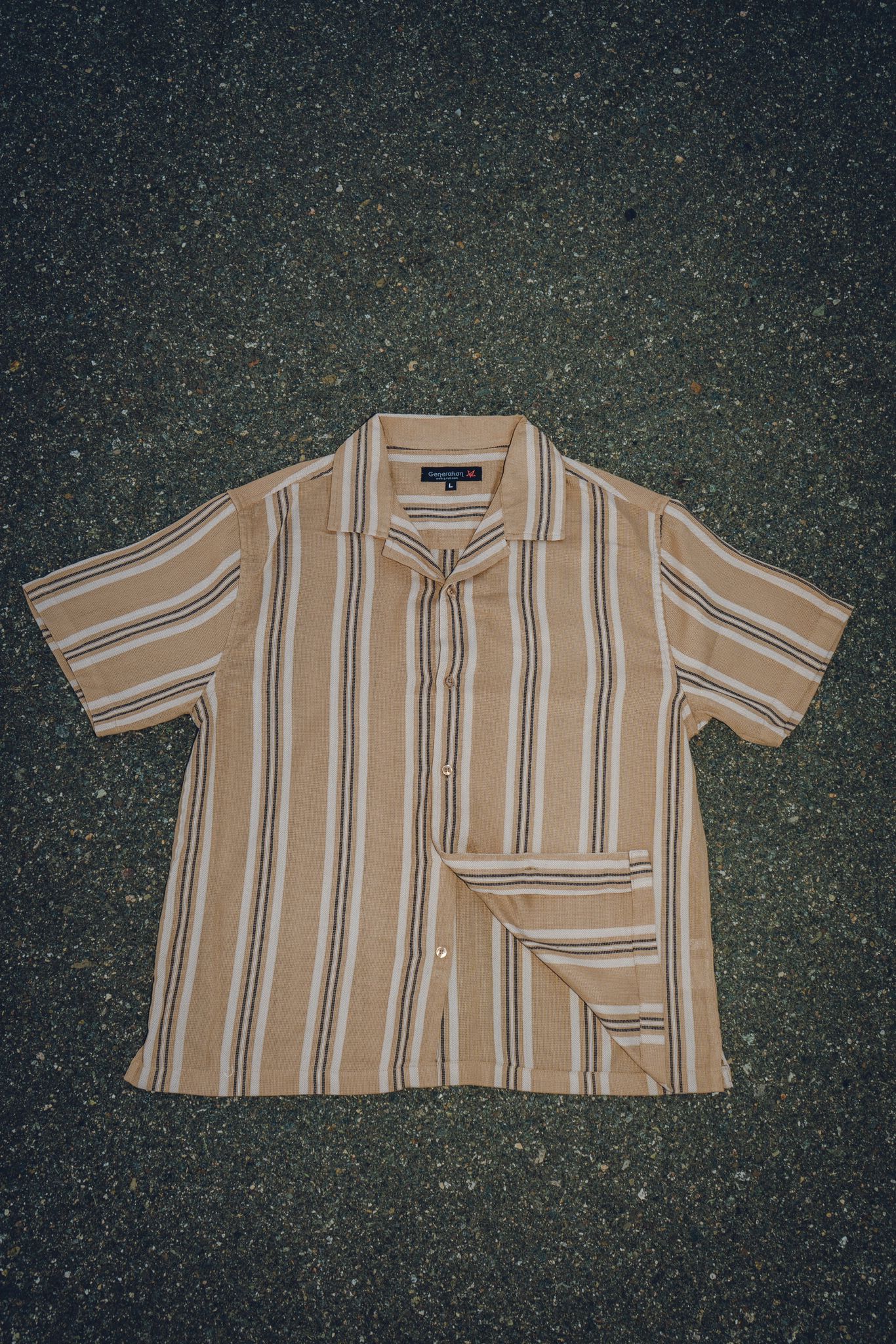 Textured Striped Shirt