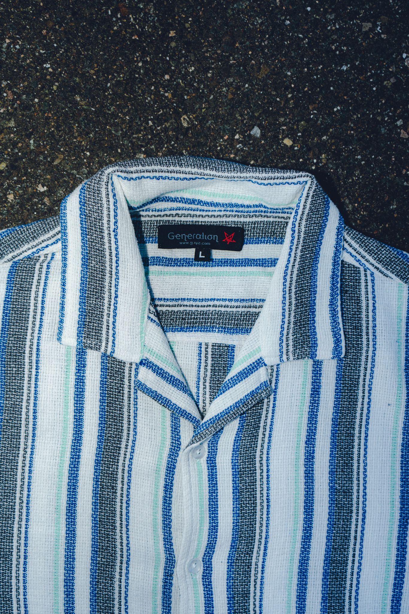 Textured Striped Shirt